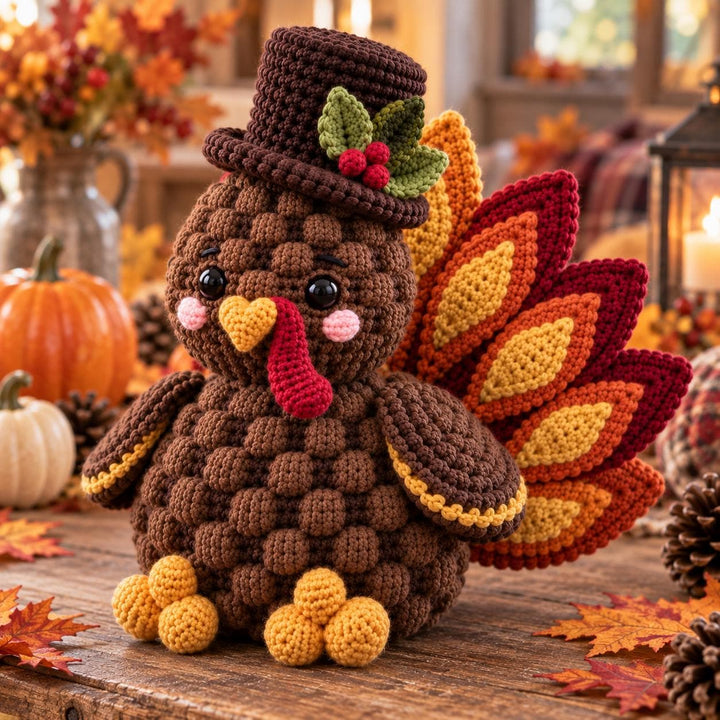 Festive Thanksgiving Turkey Crochet Pattern