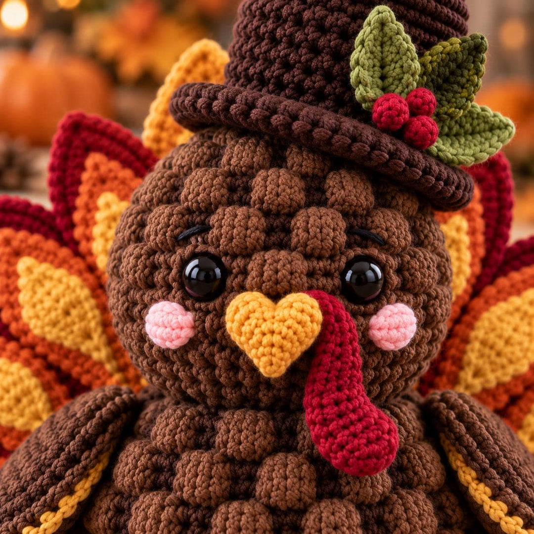 Festive Thanksgiving Turkey Crochet Pattern