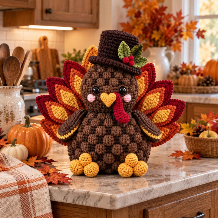 Festive Thanksgiving Turkey Crochet Pattern
