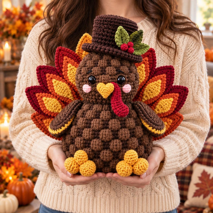 Festive Thanksgiving Turkey Crochet Pattern