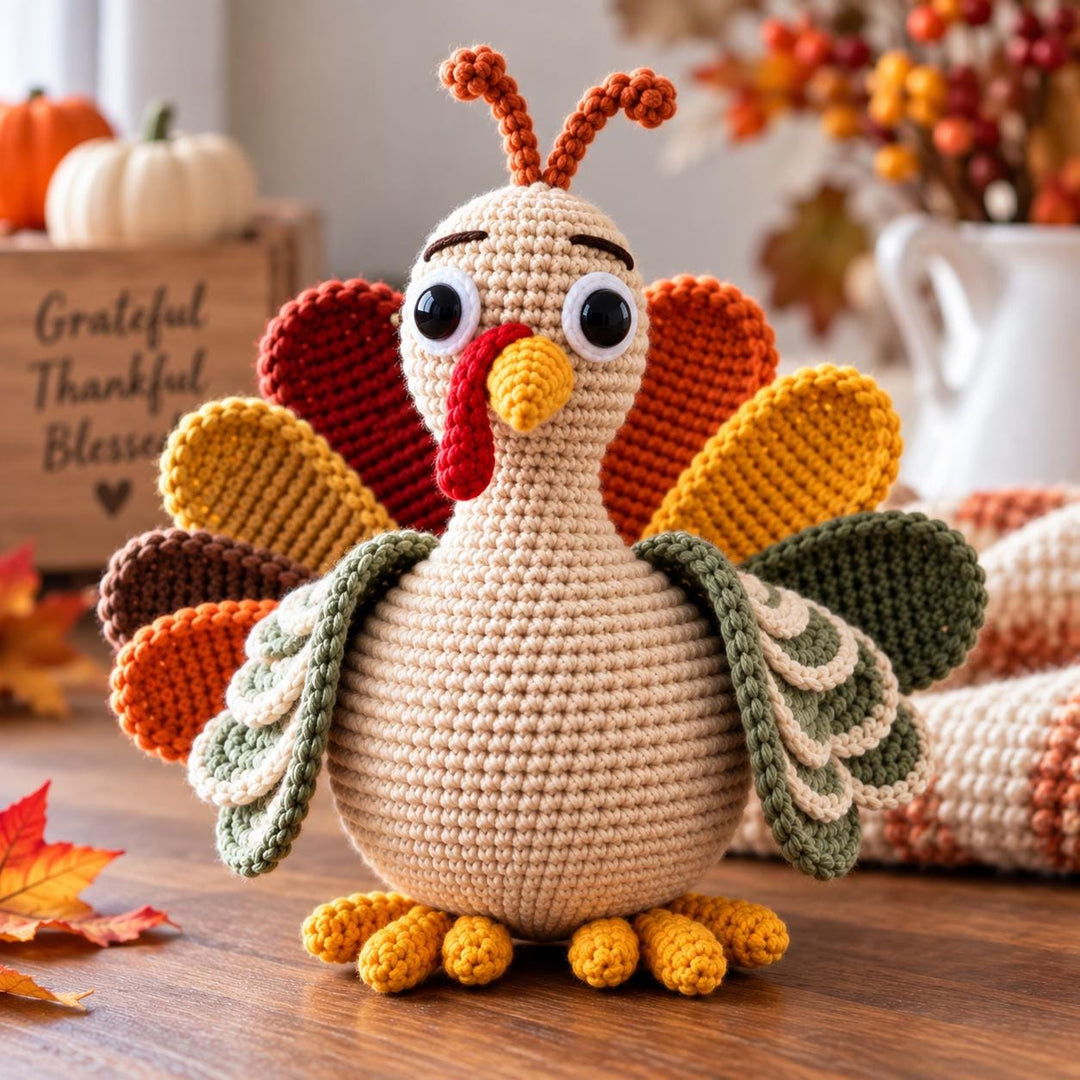Thanksgiving Turkey Amigurumi Crochet Pattern