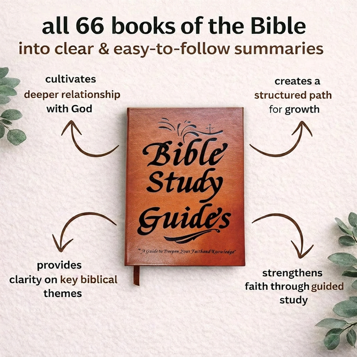 Bible Study Guide Journal – 66 Pages