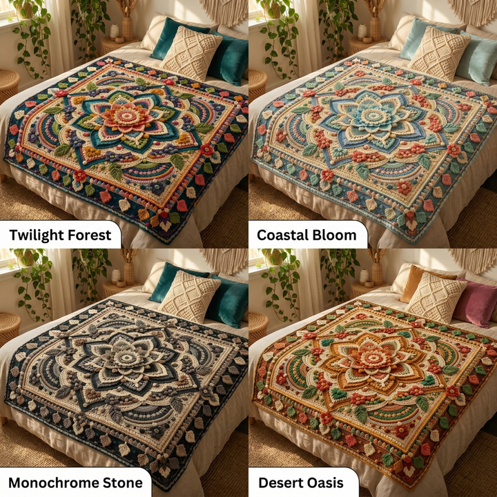 Mystic Mandala Blanket Pattern