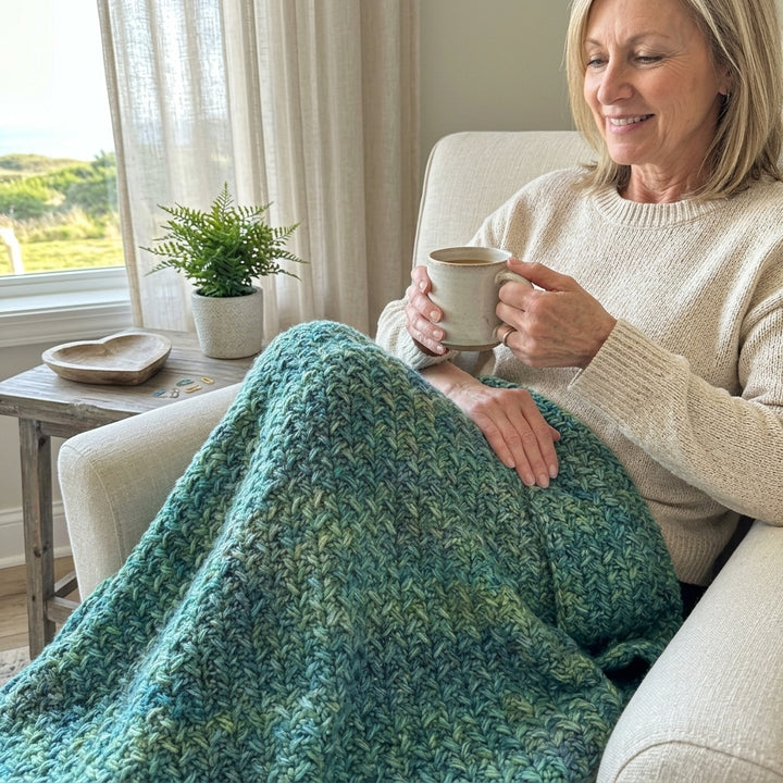 Easy Fishtail Beginner Blanket Crochet Pattern