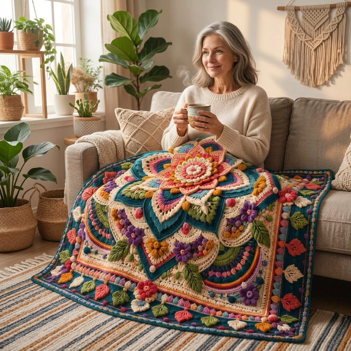 Mystic Mandala Blanket Pattern