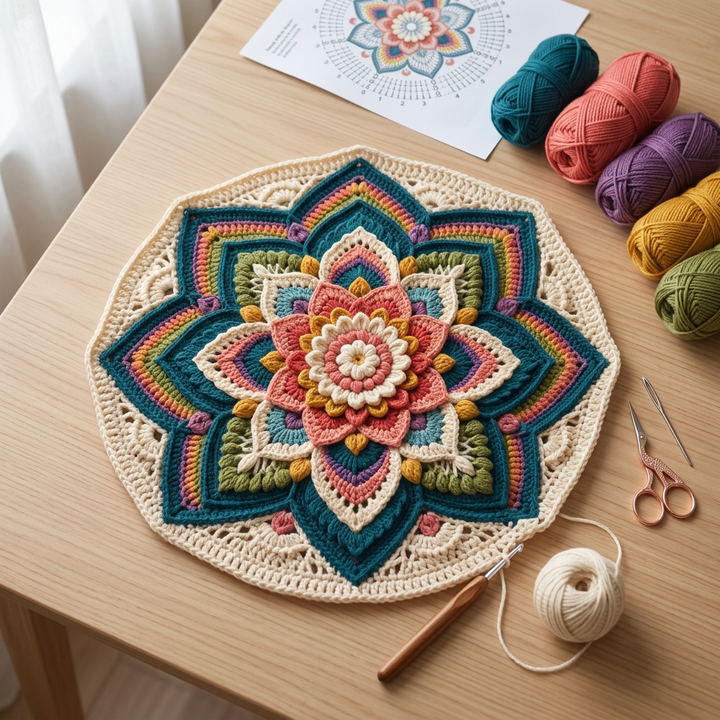 Mystic Mandala Blanket Pattern