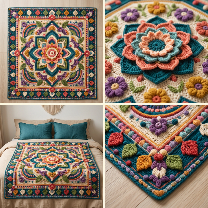Mystic Mandala Blanket Pattern