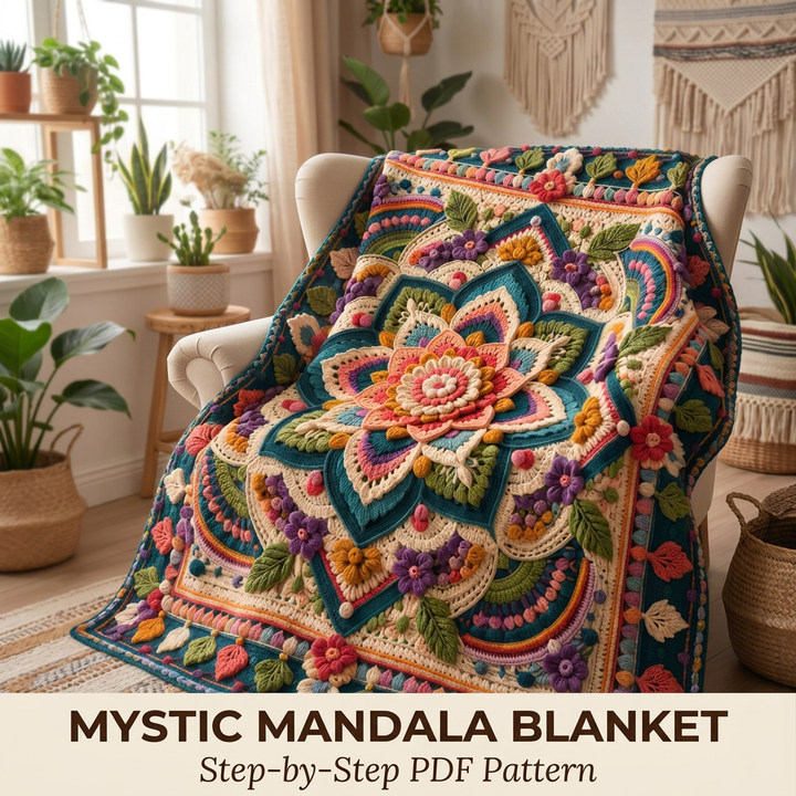 Mystic Mandala Blanket Pattern