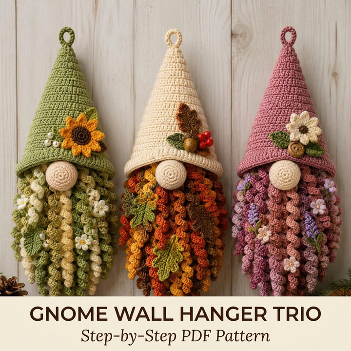 Crochet Pumpkin Gnome Pattern
